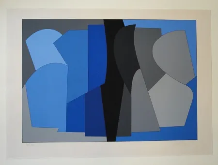 Siebdruck Vasarely - Siris Kek