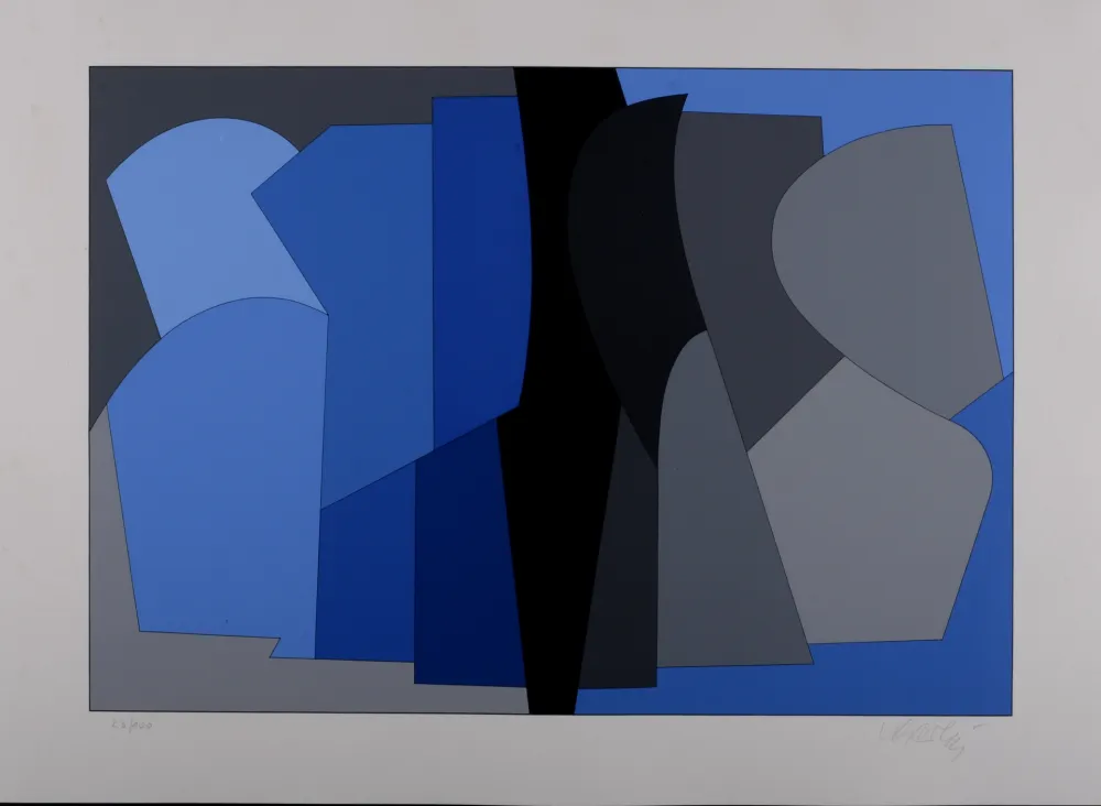 Siebdruck Vasarely - Siris Kek