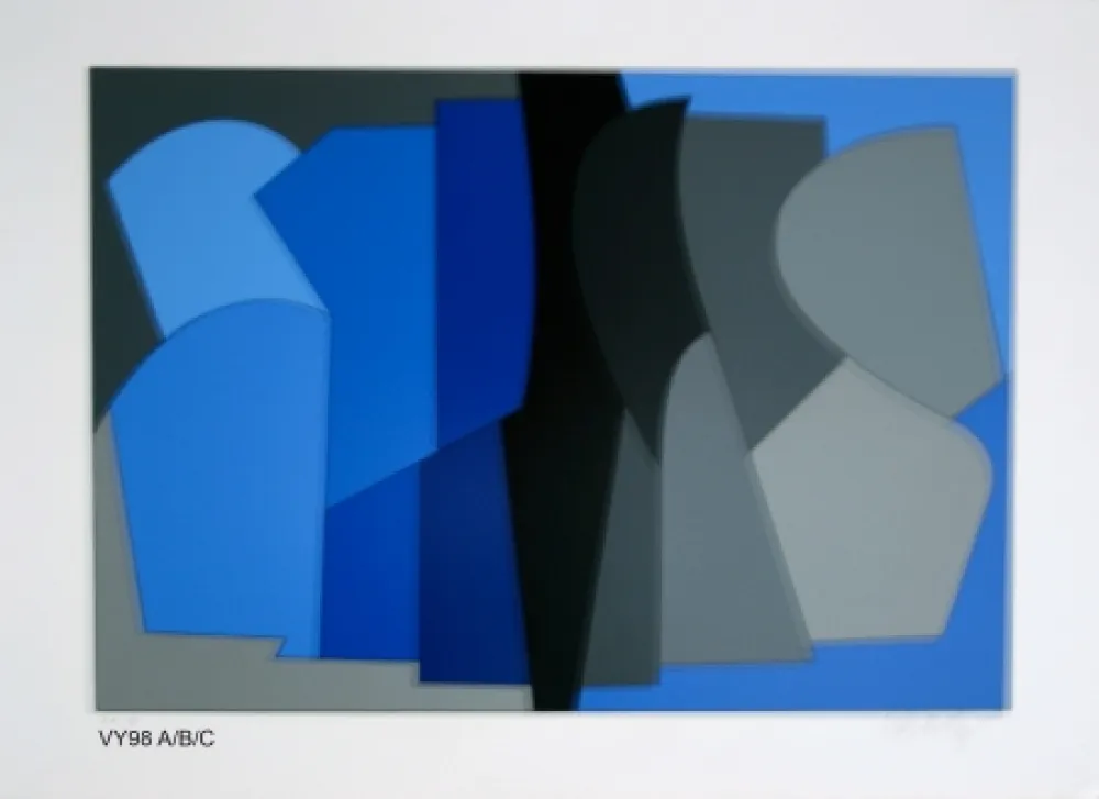 Siebdruck Vasarely - Siris kek