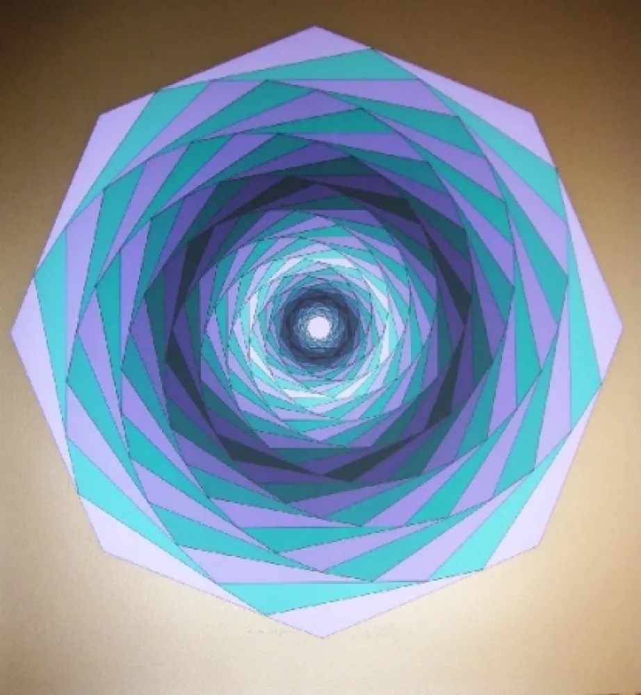 Siebdruck Vasarely - Sirius