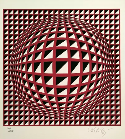 Siebdruck Vasarely - Terz liten