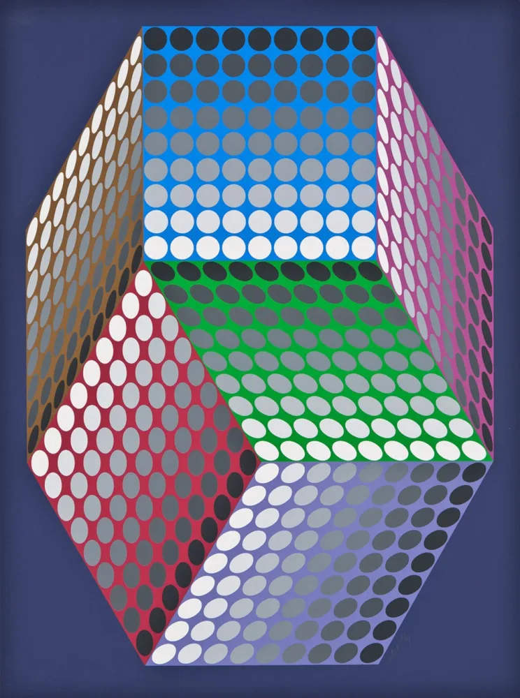 Siebdruck Vasarely - TOGONNE