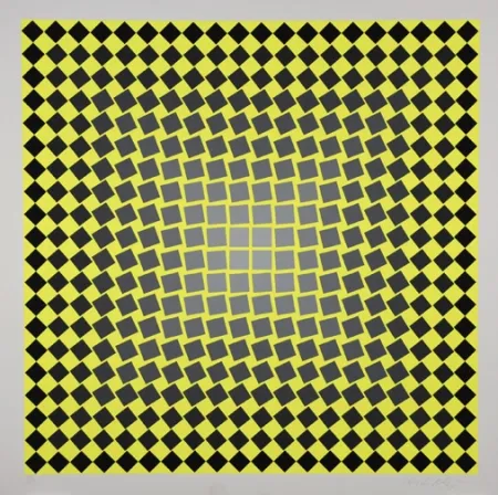Siebdruck Vasarely - Unitled