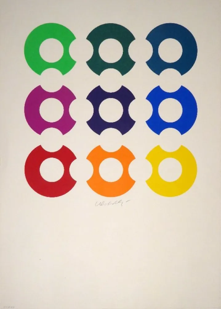 Siebdruck Vasarely - Untitled