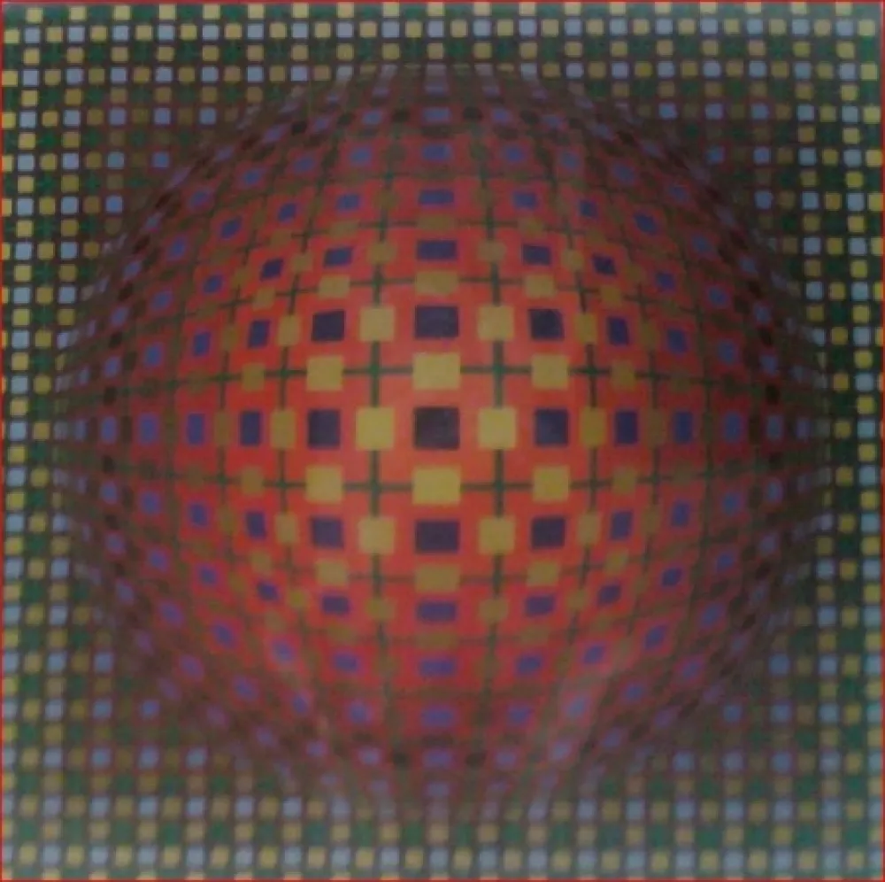 Siebdruck Vasarely - Untitled