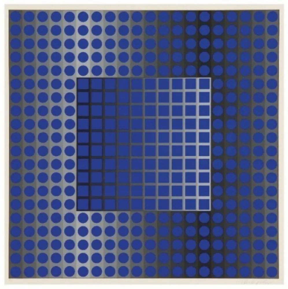 Siebdruck Vasarely - Untitled