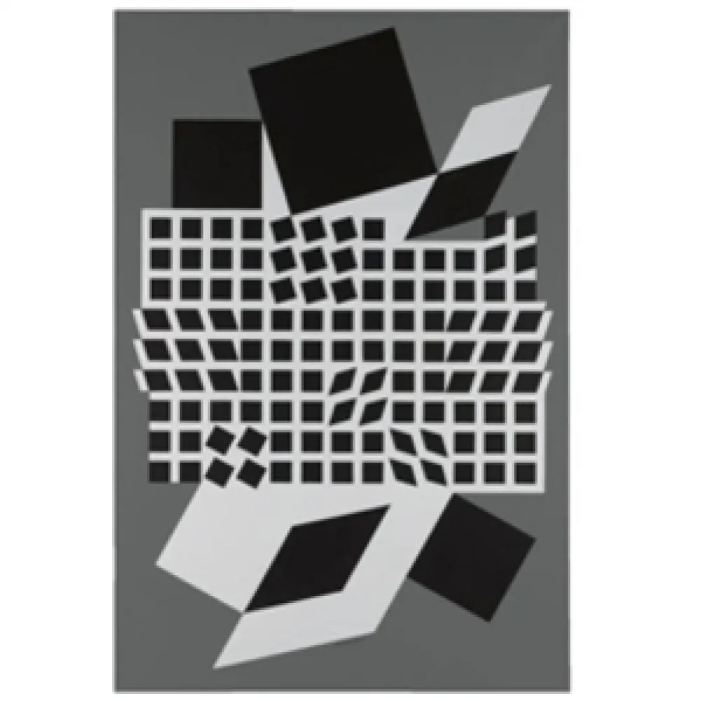Siebdruck Vasarely - Untitled