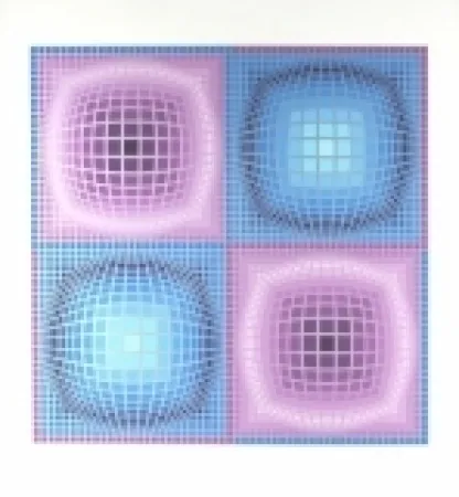 Siebdruck Vasarely - Untitled