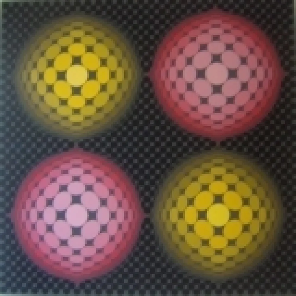 Siebdruck Vasarely - Untitled