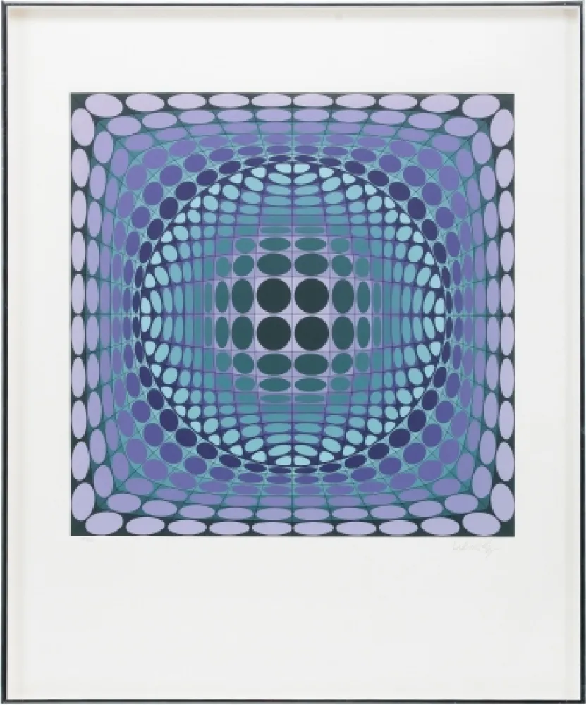 Siebdruck Vasarely - Untitled