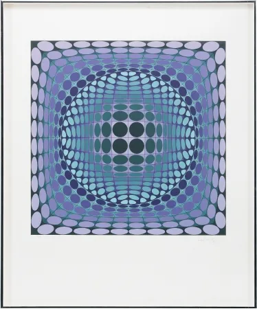 Siebdruck Vasarely - Untitled