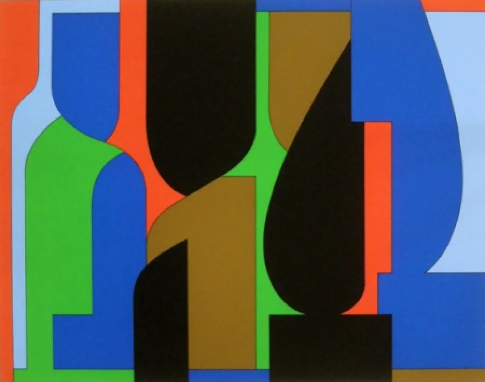 Siebdruck Vasarely - Untitled