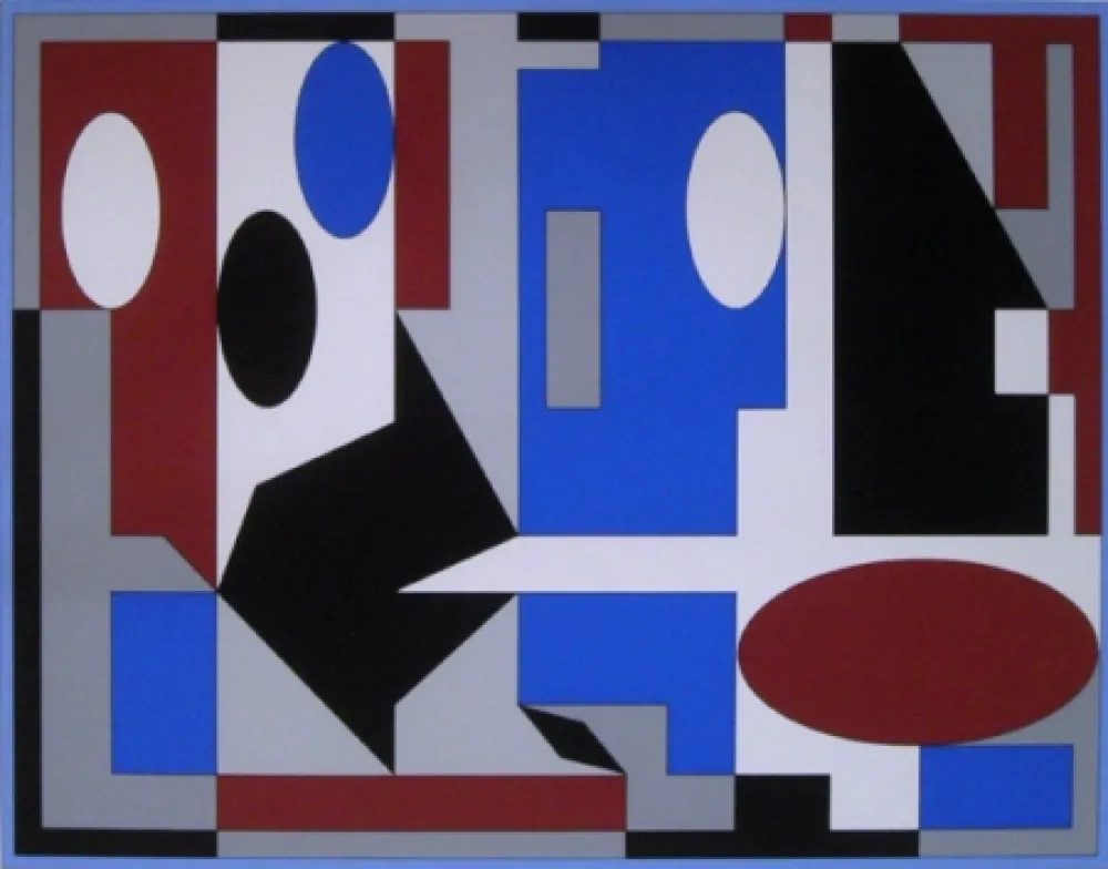 Siebdruck Vasarely - Untitled