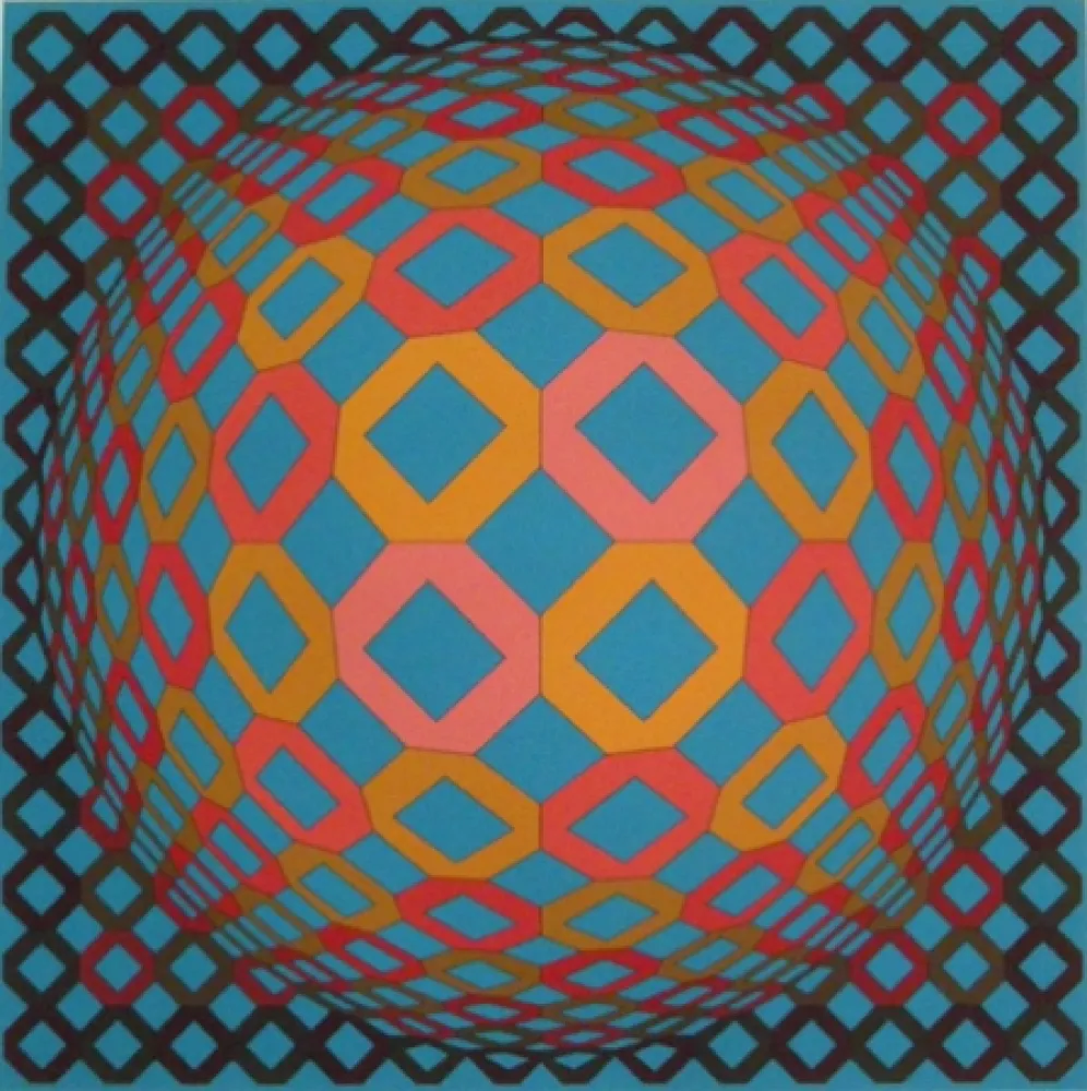 Siebdruck Vasarely - Untitled
