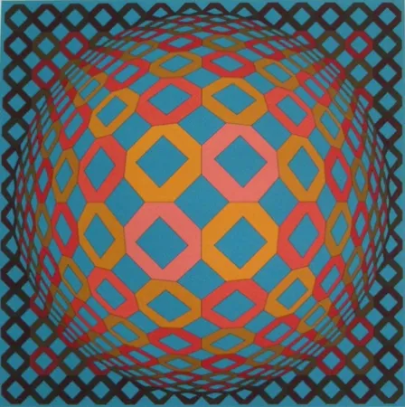 Siebdruck Vasarely - Untitled
