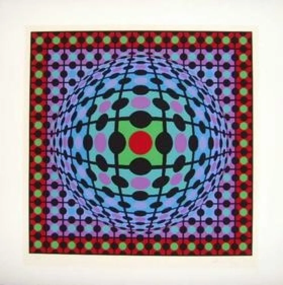 Siebdruck Vasarely - Untitled
