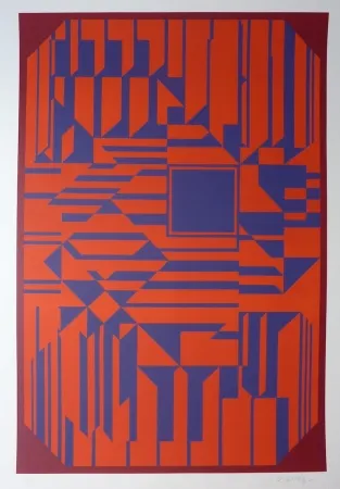Siebdruck Vasarely - Untitled