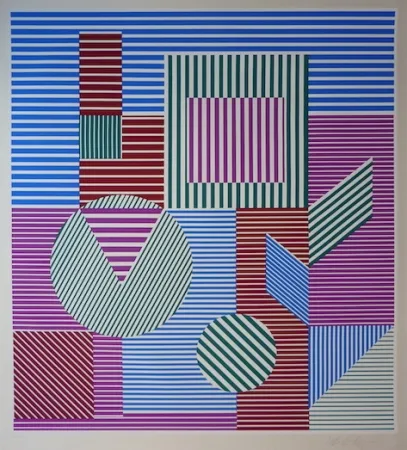 Siebdruck Vasarely - Untitled