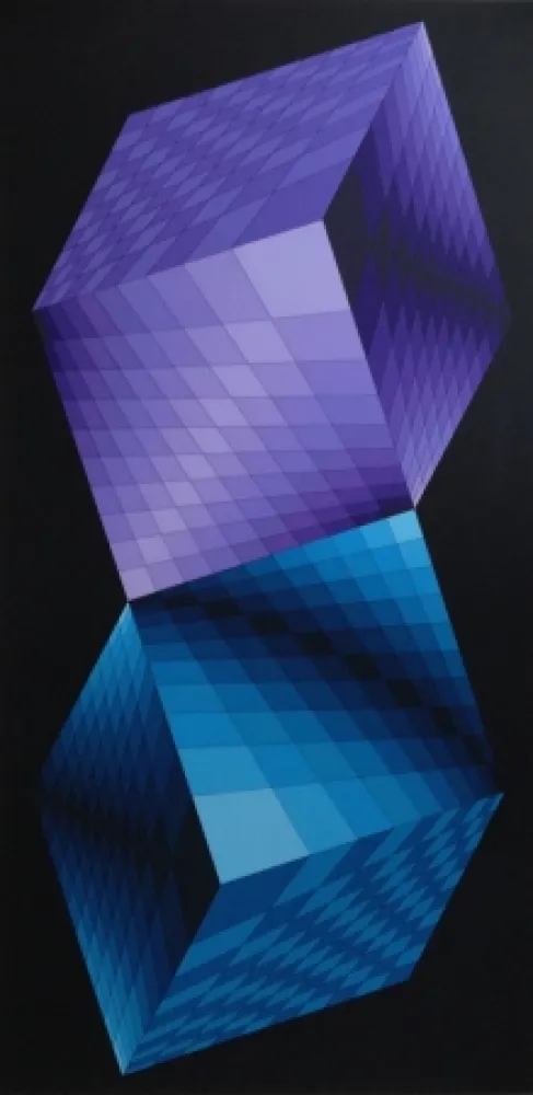Siebdruck Vasarely - Untitled