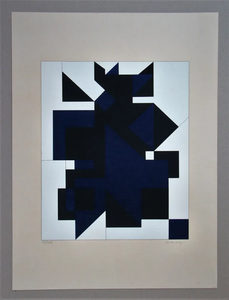Siebdruck Vasarely - Utica