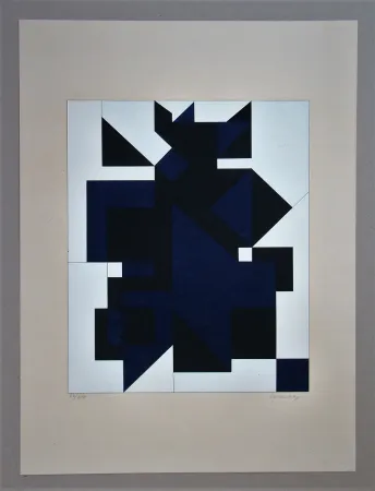 Siebdruck Vasarely - Utica