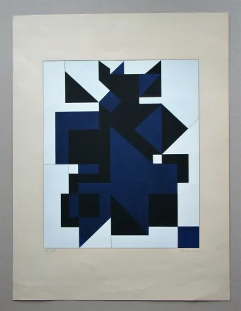 Siebdruck Vasarely - Utica