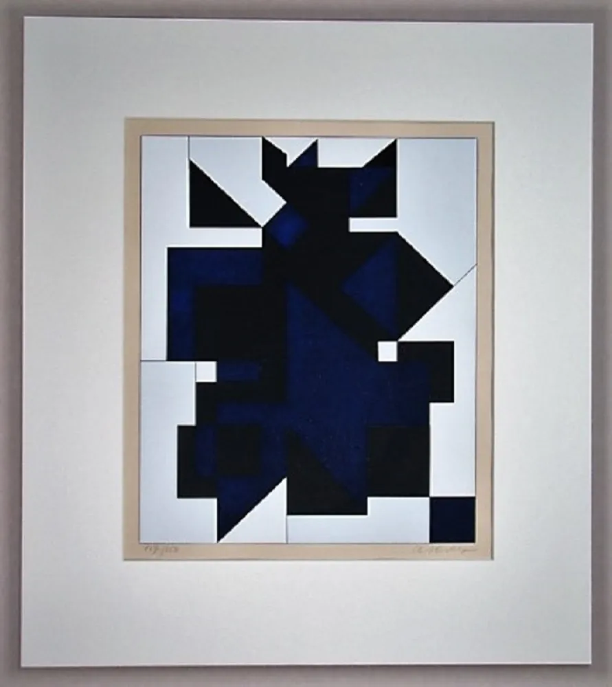 Siebdruck Vasarely - Utica