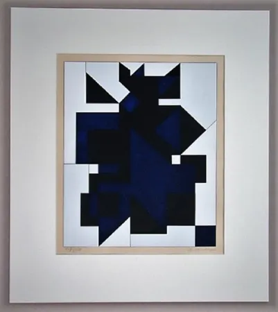 Siebdruck Vasarely - Utica