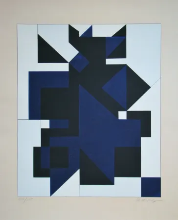 Siebdruck Vasarely - Utica