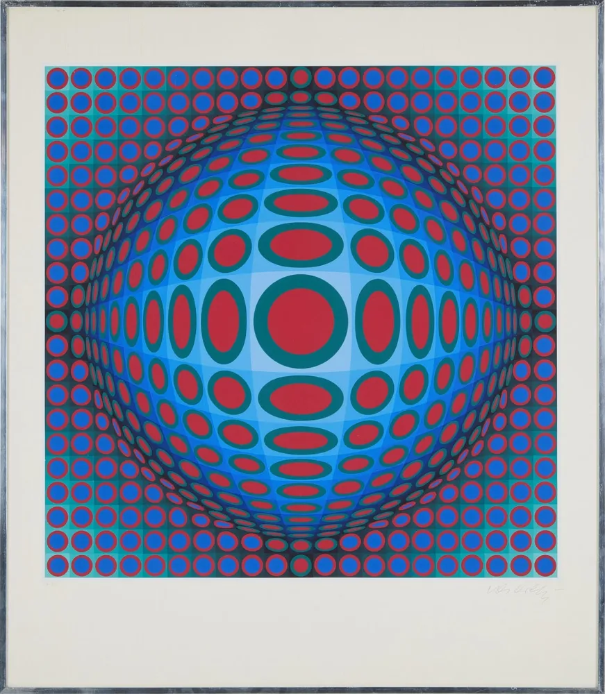 Siebdruck Vasarely - Vega 222