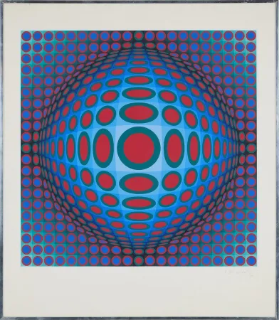 Siebdruck Vasarely - Vega 222