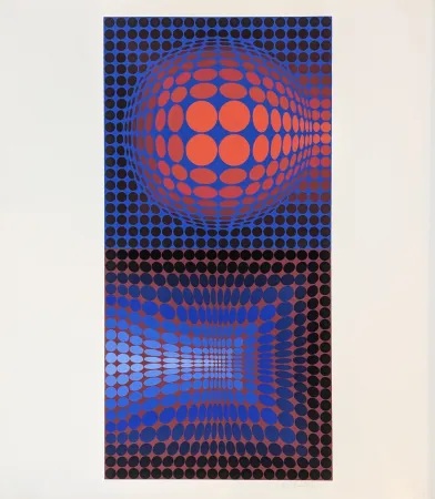 Siebdruck Vasarely - Vega Pauk 
