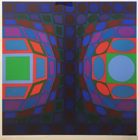 Siebdruck Vasarely - Viva