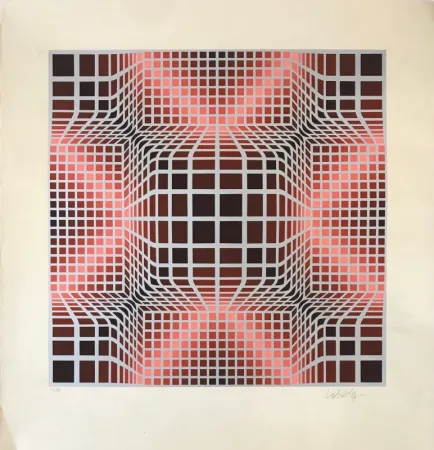 Siebdruck Vasarely - Vorosh Arg 