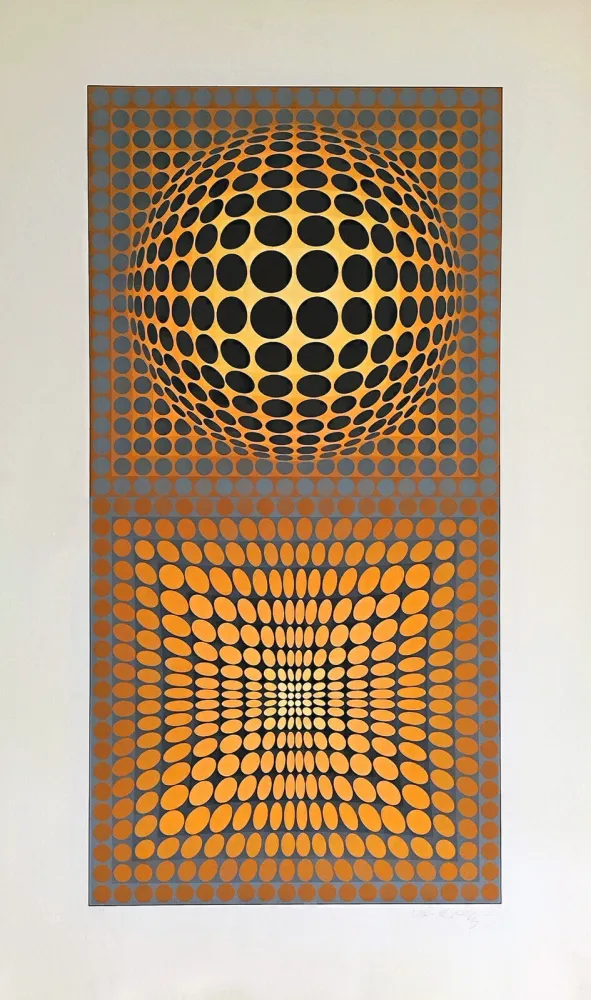 Siebdruck Vasarely - VP-118