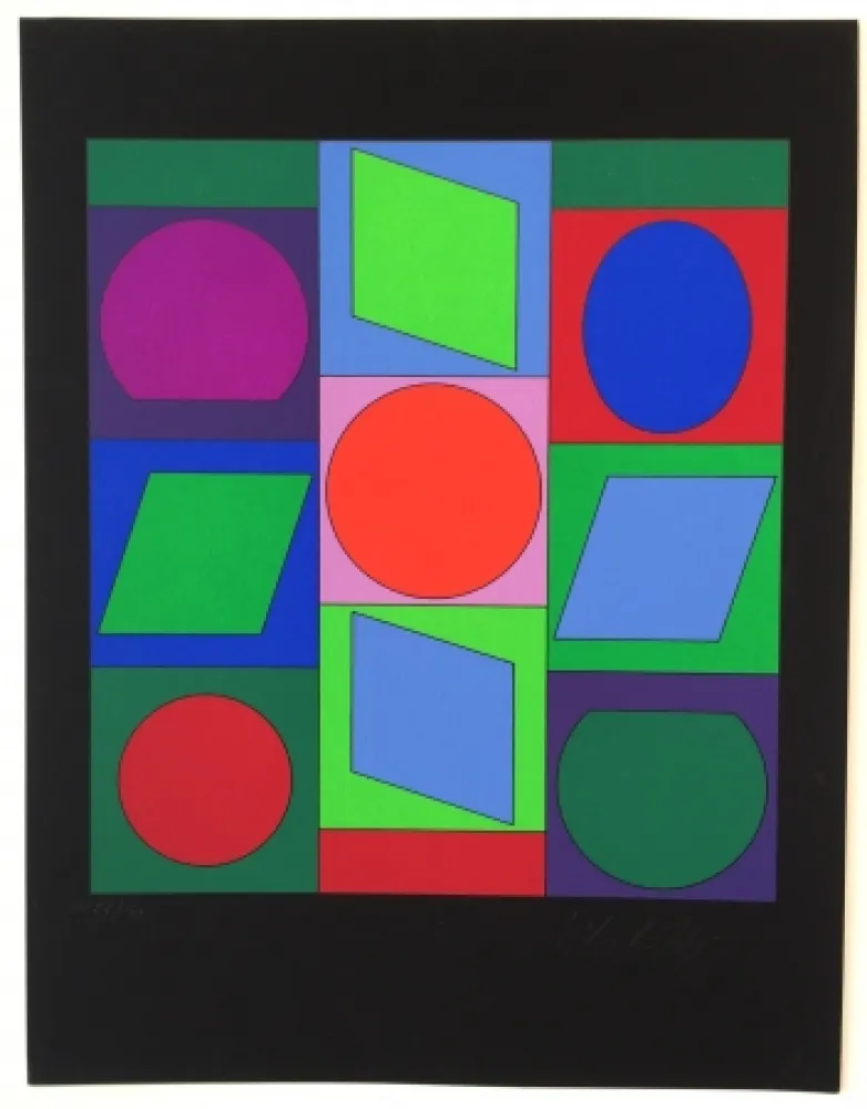 Siebdruck Vasarely - Zaphir
