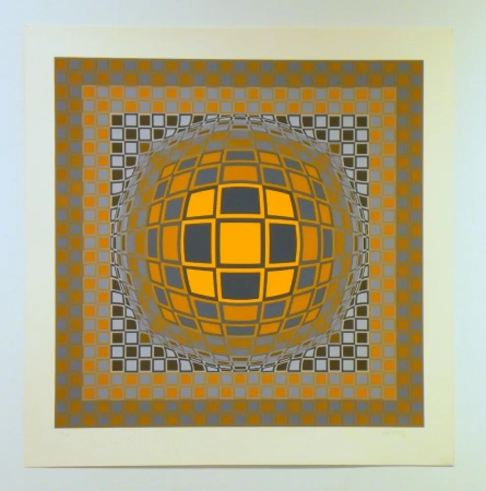 Siebdruck Vasarely - Zeng
