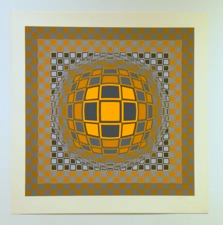 Siebdruck Vasarely - Zeng