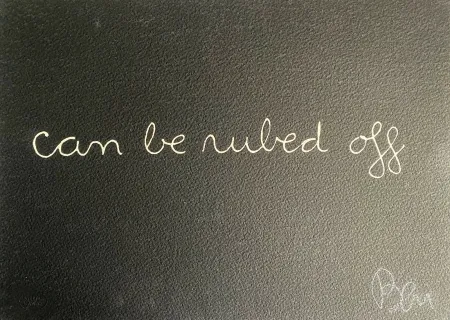 Siebdruck Vautier - Can be ruled off