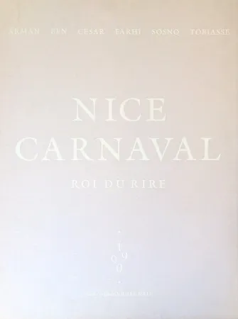 Lithographie Vautier - Carnaval de Nice