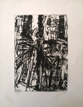 Radierung Vedova - De America II