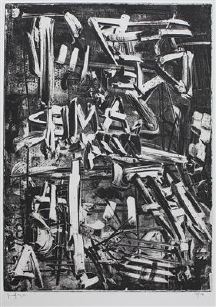 Radierung Und Aquatinta Vedova - Diario 1/3