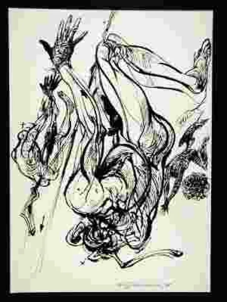 Siebdruck Velickovic - Sans titre