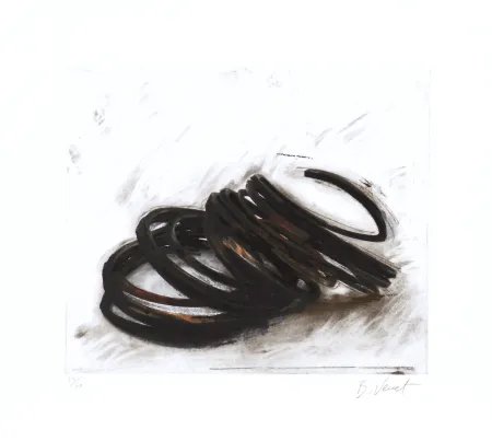 Radierung Venet - Effondrement - Indeterminate Lines 04