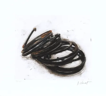 Radierung Venet - Effondrement - Indeterminate Lines 05