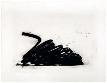 Radierung Venet - Effondrement: Indeterminate lines 