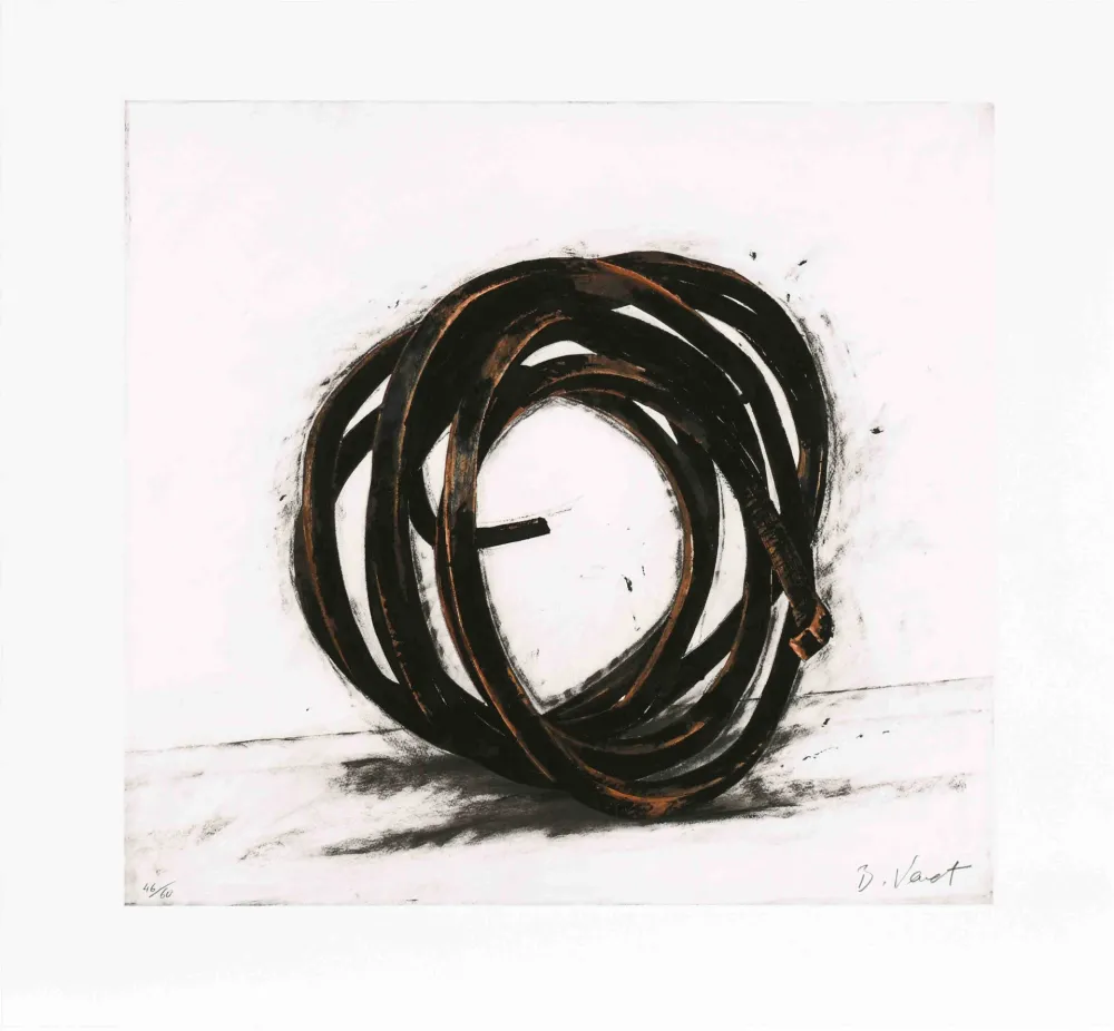 Radierung Venet - Indeterminate Line III