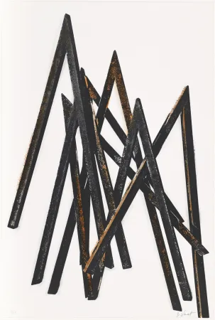 Siebdruck Venet - Untitled I (Angels)