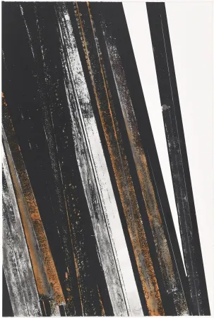 Siebdruck Venet - Untitled II (Lignes droites)