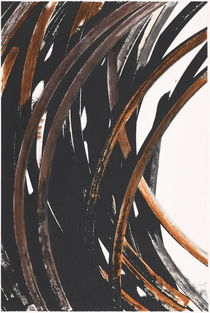 Siebdruck Venet - Untitled V (Arcs)